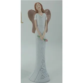 Decoration angel with flower X8173/4