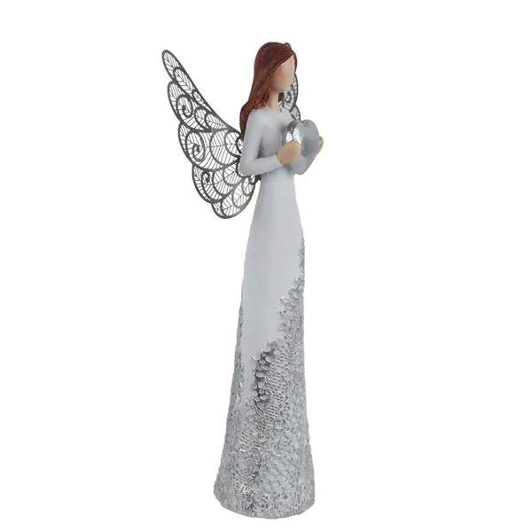 Angel decoration with heart X8179/2
