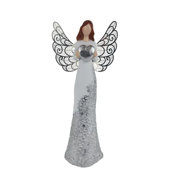 Angel decoration with heart X8179/4