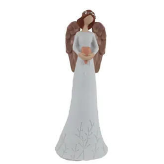 Angel decoration with heart X8182/2