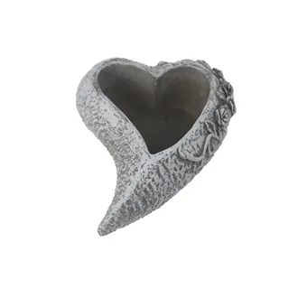 Cement Heart Planter X8257/1