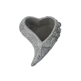 Cement Heart Planter X8257/2