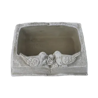 Cement Book Planter X8258/1