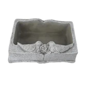 Cement Book Planter X8258/2