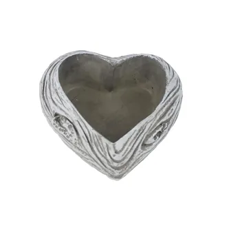 Cement Heart Planter X8268