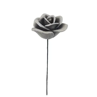 Rose on stick decoration X8283-1