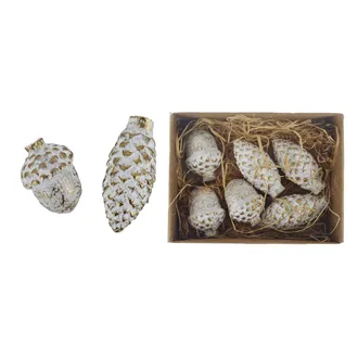 Decorative Pinecone, Acorn S/6 X8320