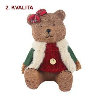 Teddy bear decoration 2nd quality X8535/2B