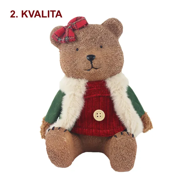 Teddy bear decoration 2nd quality X8535/2B