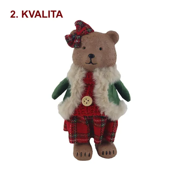 Teddy bear decoration 2nd quality X8539/B