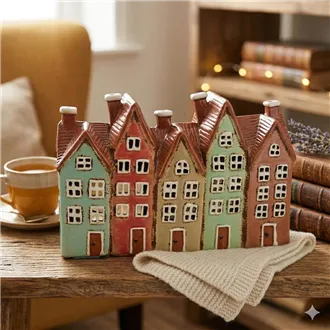 Candle house decoration X8655