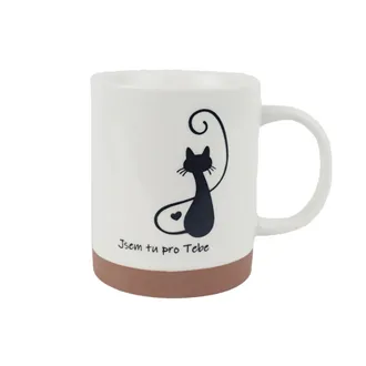 Porcelain Mug Cat X8719