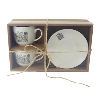 Cup and Saucer Set S/2 X8727